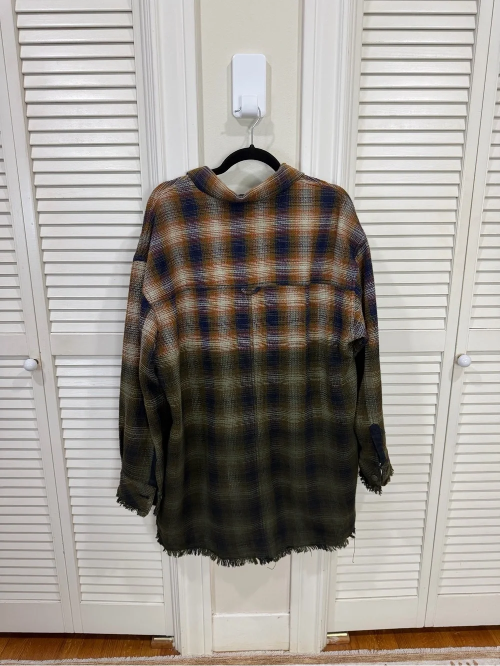 Free people Anneli Plaid Shirt Jacket
